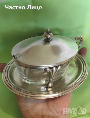 Изключително Красив Изящен Старинен Сребърен Италиански Аристократичен Съд , снимка 9 - Други ценни предмети - 40470711