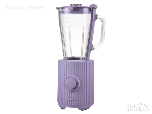 Блендер 600W Лилав стъклена кана, снимка 3 - Блендери - 52304375