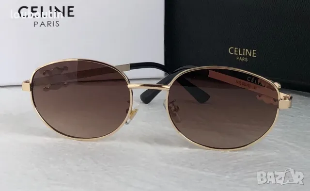 Celine 2024 дамски слънчеви очила елипса кръгли овални  два цвята , снимка 16 - Слънчеви и диоптрични очила - 47931570