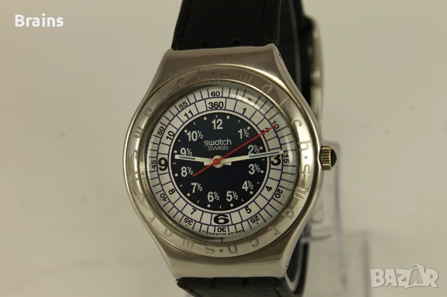1993 SWATCH IRONY Ocean Storm Швейцарски Кварцов Часовник, снимка 3 - Мъжки - 50959031