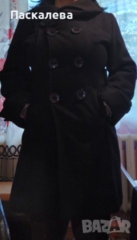 Дамско палто цвят графит, снимка 2 - Палта, манта - 43008204