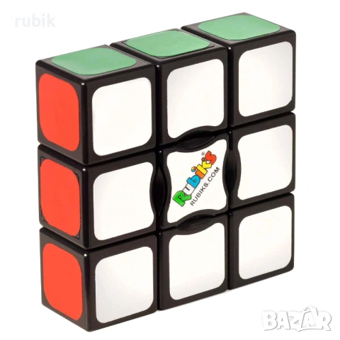 Оригинален магически пъзел Rubik's Edge 1x3x3 - С цветни пластини, снимка 2 - Игри и пъзели - 44996882