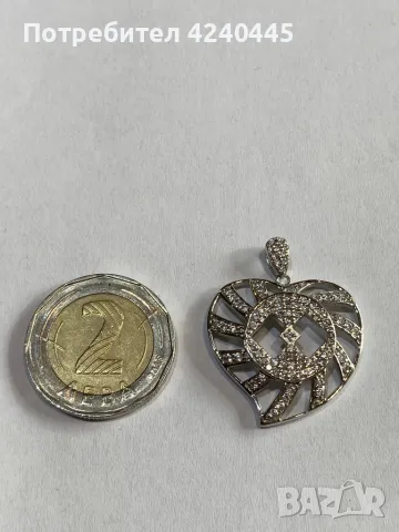 Сърце висулка, снимка 4 - Колиета, медальони, синджири - 50221340