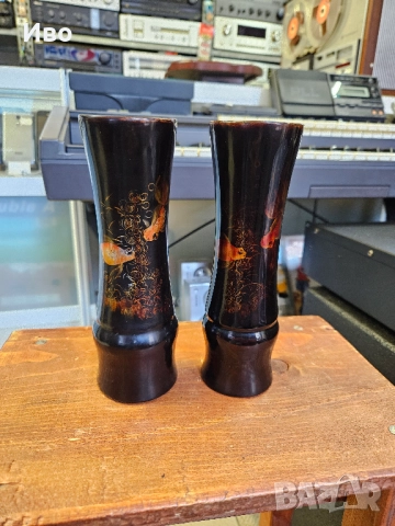 Антична китайска ваза със златни рибки. По 20лв./бр. ДветеВ отлично техническо и визуално състояние., снимка 2 - Вази - 52006597