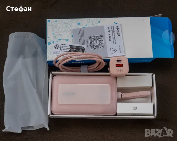 Експертно тествана! Лимитирана версия, розова външна батерия Anker Zolo 20K, снимка 2 - Друга електроника - 39434544