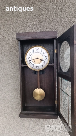 Стар стенен часовник - LFS - Germany - Антика - 1920" год., снимка 7 - Антикварни и старинни предмети - 53267146