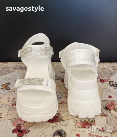 Дамски летни сандали на платформа 