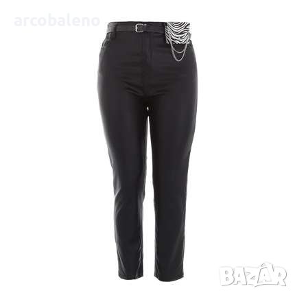 Дамски кожен панталон, снимка 4 - Панталони - 43481089