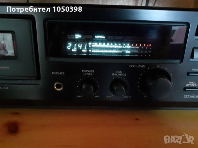 Перфектен дек AKAI DX-49- Две глави и два мотора- Японски-Като Нов., снимка 2 - Декове - 52639849