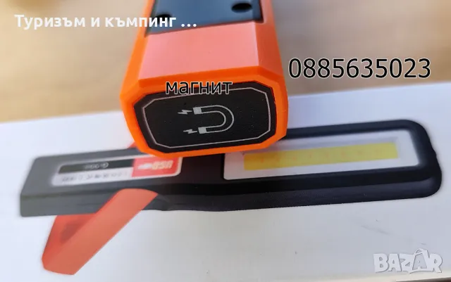 Работна акумулаторна лампа BL-W55 / Big Cob Work light yd-18, снимка 8 - Къмпинг осветление - 34948444