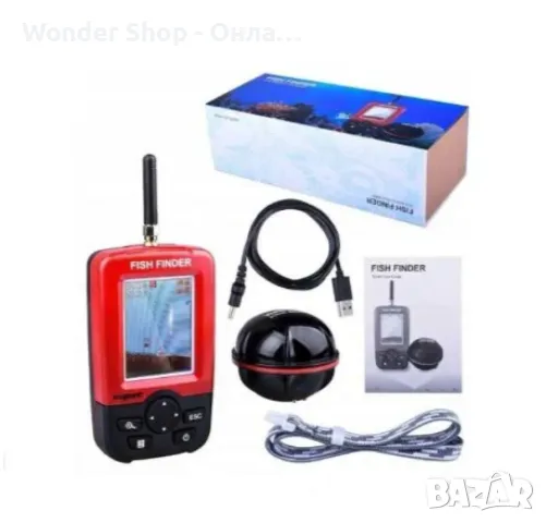 Сонар за риболов Sonar Fish Finder XJ-01 , снимка 2 - Екипировка - 48612839