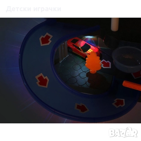 Автомивка на два етажа с течаща вода и коли, звуци , снимка 6 - Коли, камиони, мотори, писти - 52633869