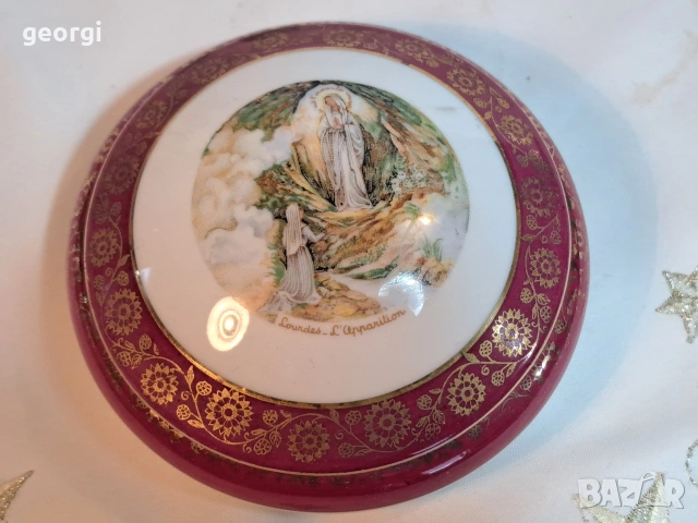 порцеланова бижутерка Limoges 32/4, снимка 2 - Антикварни и старинни предмети - 53217979