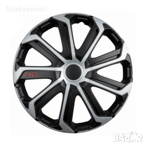 Тасове за джанти 14, 15, 16 цола Versaco evo black silver