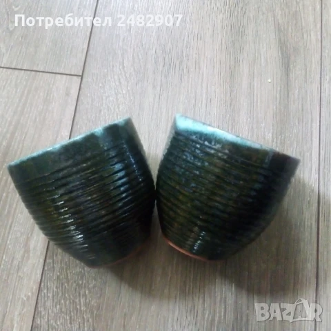 Комплект ретро чаши - 2 броя, снимка 2 - Чаши - 50915282