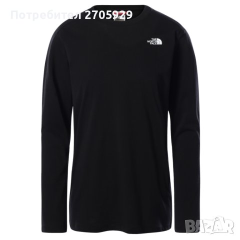 Черна блуза The North Face размер XS, Оригинална!, снимка 1 - Блузи с дълъг ръкав и пуловери - 43936611