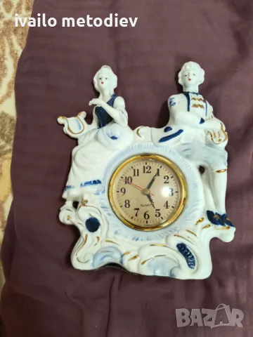 Порцеланов часовник, снимка 2 - Други - 49766808