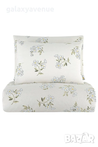Mürdüm Home Питея 100% памучен комплект двойна завивка с чаршафи, снимка 2 - Спално бельо - 53487060
