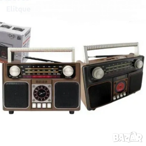 Радио Meier MD-9393 с акумулаторна батерия и FM/AM/SW обхват — мощен звук и яснота, снимка 6 - Друга електроника - 53358072