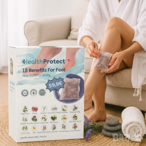 Комплект за детокс и релакс на краката – 20 сашета с 18 билки + сгъваем СПА леген, снимка 4 - Други стоки за дома - 51849025