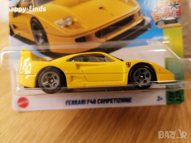 Hot Wheels Ferrari F40 Competizione, Bentley GT3, Audi 90 quattro, RX-3, Civic Type R, Charger Dayto, снимка 5 - Колекции - 52818695