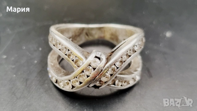 СРЕБЪРЕН ПРЪСТЕН 6.37ГР, снимка 2 - Пръстени - 53574763