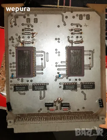 Антика рядко срещана платка АЦП с аналогови преобразователи, снимка 1