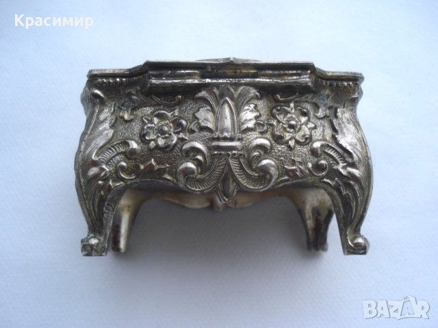 Стара барокова кутия за бижута, снимка 4 - Антикварни и старинни предмети - 43959727