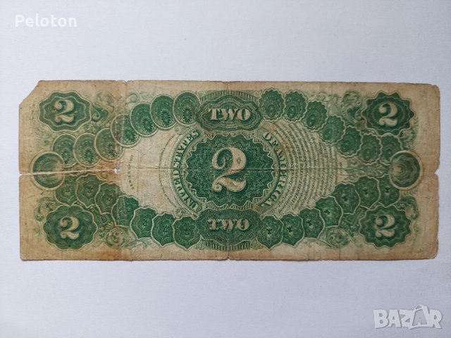 2 долара от 1917, снимка 2 - Нумизматика и бонистика - 40440236