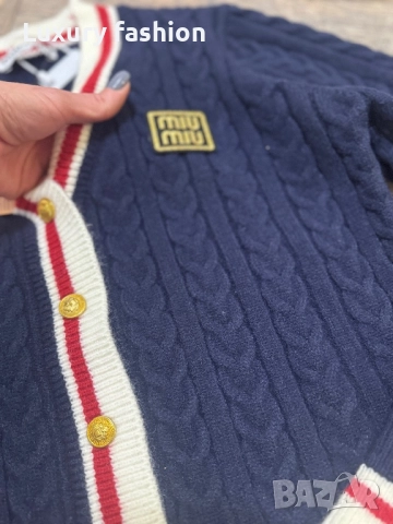 Дамска жилетка Miu Miu, снимка 4 - Жилетки - 52464021