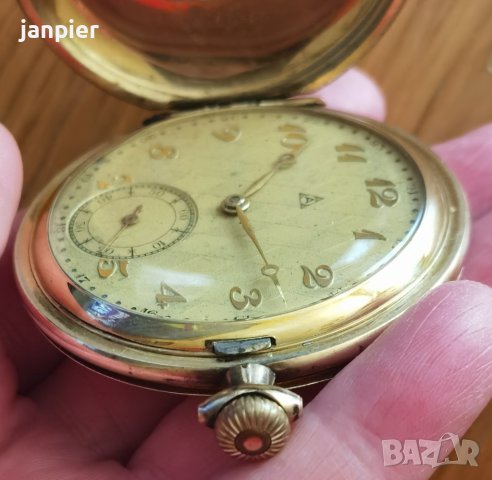 Рядък щвейцарски джобен часовник ALPINA 52mm. 273A , снимка 4 - Джобни - 38060184