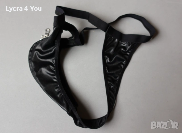 L нови мъжки прашки с кожен ефект и цип отпред, снимка 8 - Бельо - 53375936