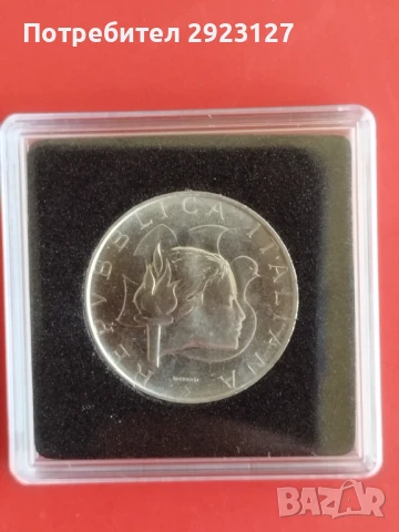 500 ЛИРИ 1984 ГОДИНА ❗️СРЕБРО❗, снимка 2 - Нумизматика и бонистика - 51219193