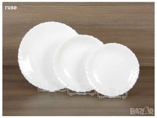 НОВИ! Сервиз за хранене Luminarc Feston 18 части, снимка 4 - Сервизи - 51851594