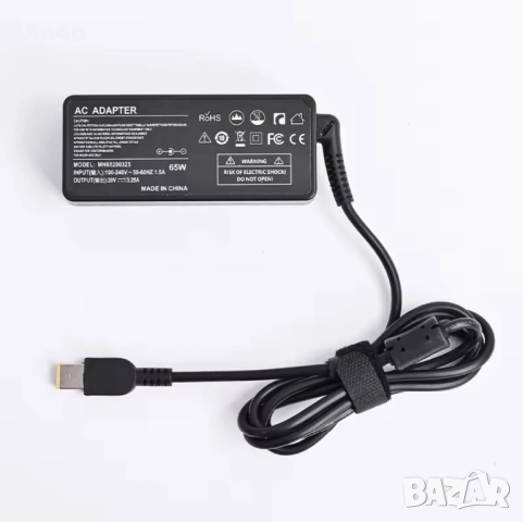 Зарядно 20V 3.25A 65W USB за Lenovo G500 G505 G400 G410 G400 и други, снимка 5 - Лаптоп аксесоари - 51862289