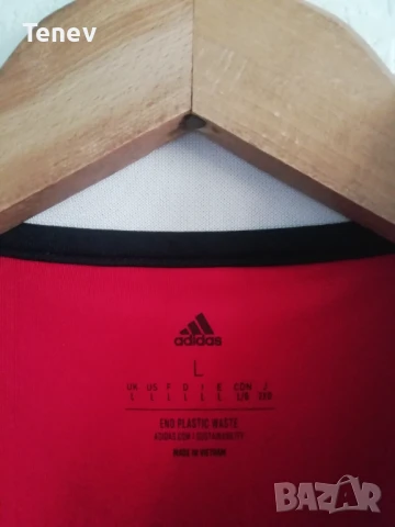 Manchester United Adidas нова оригинална тениска фланелка Манчестър Юнайтед размер L, снимка 8 - Тениски - 51322375
