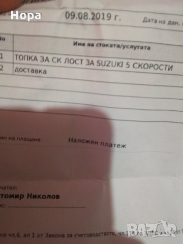 Топка за Ск лост за suzuki swift, снимка 2 - Части - 32608868