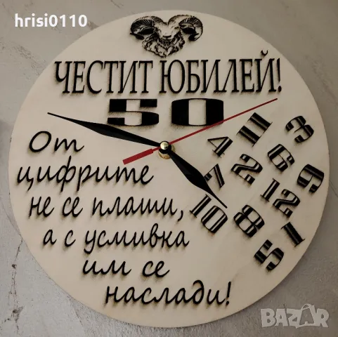 Гравирани часовници с изцяло Ваш проект , снимка 4 - Стенни часовници - 50003756