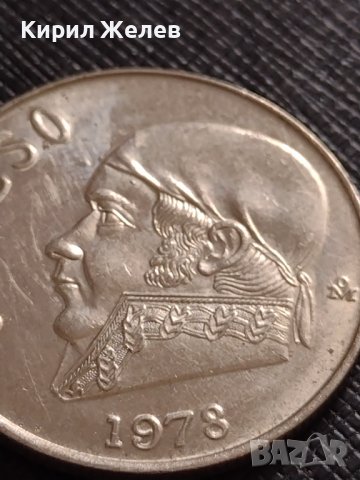 МОНЕТА 1 песо 1978г. МЕКСИКО за КОЛЕКЦИЯ ДЕКОРАЦИЯ 30210, снимка 7 - Нумизматика и бонистика - 38314436