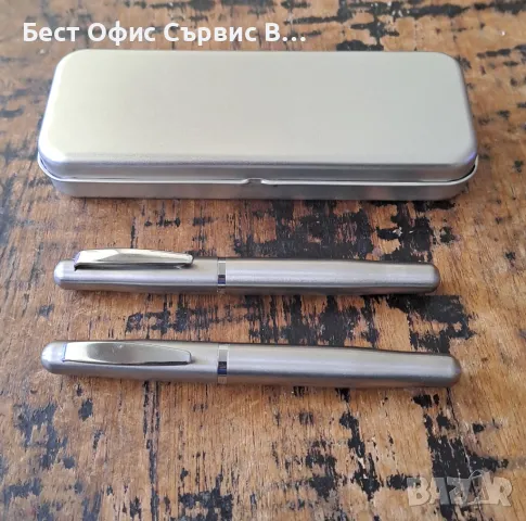писалка и химикалка комплект масивни метални, внос от Германия, снимка 3 - Ученически пособия, канцеларски материали - 49606816