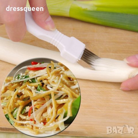 1859 Домакински нож за рязане на пресен лук и праз, снимка 3 - Аксесоари за кухня - 44128909