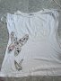 Дамски тениски бяла и червена, снимка 1 - Тениски - 36896178