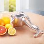 Ръчна преса за лимон и други цитрусови плодове / Портативна ръчна сокоизтисквачка - КОД 3721, снимка 9