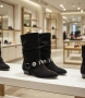 Равни боти - черен велур, снимка 4