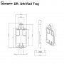 SONOFF DR DIN TRAY Релсов модул за монтаж, снимка 12