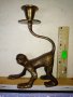 ГОЛЯМ ЕФЕКТЕН ФИГУРАЛЕН МЕТАЛЕН СВЕЩНИК - МАЙМУНКА МНОГО СИМПАТИЧЕН За АРТ ИНТЕРИОР КОЛЕКЦИЯ 42706, снимка 9