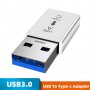 Преходник адаптер USB 3.0 към USB Type-c + Гаранция, снимка 3