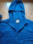 Jack Wolfskin Men Aquila Hooded Royal Blue - мъжко поларено горнище С, снимка 1