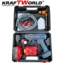 Акумулаторна Водоструйка KraftWorld с 2 Батерии Налягане 26 бара + Kонтейнер за Препарат и Аксесоари, снимка 4