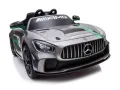 Mercedes-Benz GT4 AMG 12V - Детска акумулаторна кола, Сива, EVA гуми, снимка 4